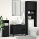 Sonata Dulap de Baie Stejar Negru 80 x 33 x 60 cm Lemn prelucrat