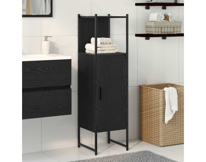 Sonata Set de mobilier pentru baie Stejar Negru 33 x 33 x 120,5 cm