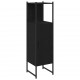 Sonata H Шкаф за баня Черен дъб 33 x 33 x 120.5 см Инженерно дърво