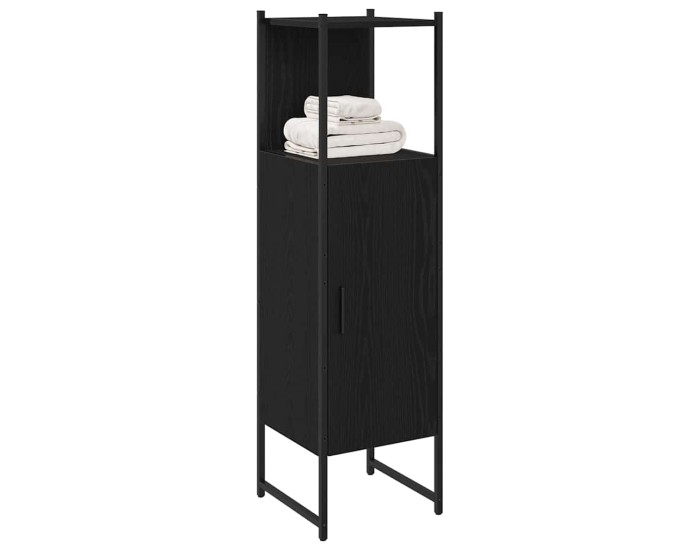 Sonata Set de mobilier pentru baie Stejar Negru 33 x 33 x 120,5 cm