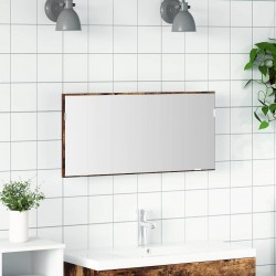 Sonata H Огледало за баня Кафяво 80 x 8.5 x 37 см Инженерно дърво - Dulapuri de baie