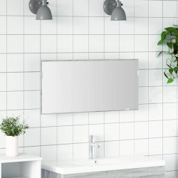 Sonata H Огледало за баня с огледало Светло сиво сонома 80 x 8.5 x 37 см - Dulapuri de baie