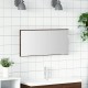 Sonata H Огледало за баня Кафяв дъб 80 x 8.5 x 37 см Инженерно дърво