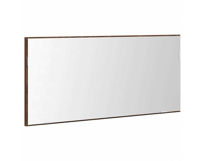 Sonata H Огледало за баня Кафяв дъб 80 x 8.5 x 37 см Инженерно дърво