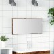 Sonata H Огледало за баня Старо дърво 80 x 8.5 x 37 см Инженерно дърво