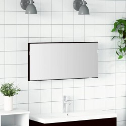 Sonata H Огледало за баня Черен дъб 80 x 8.5 x 37 см Инженерно дърво - Dulapuri de baie