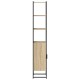 Sonata Dulap de Baie Sonoma 33 x 33 x 185,5 cm Lemn prelucrat