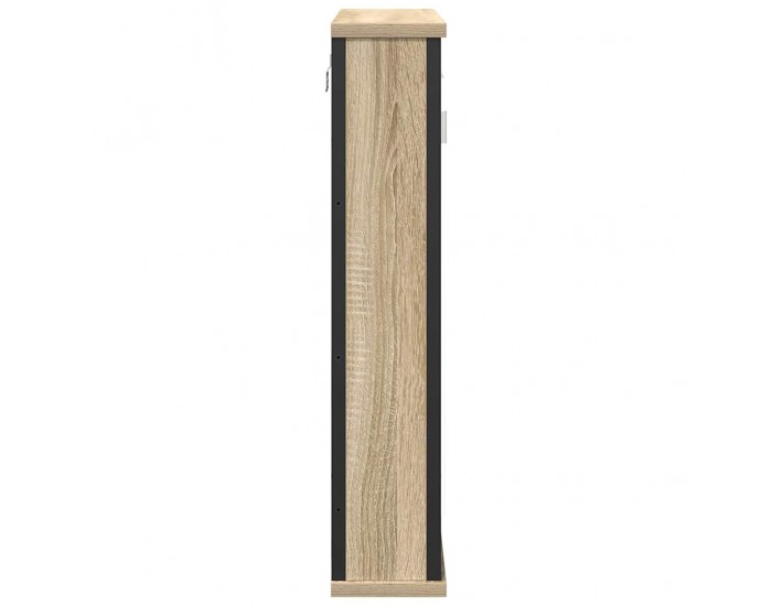Sonata H Шкаф с огледало за баня Кафяво 42 x 12 x 60 см Инженерно дърво