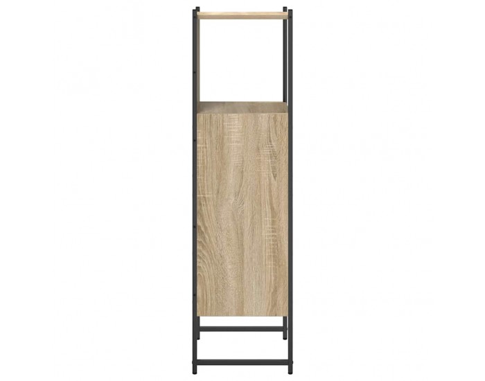 Sonata H Шкаф за баня с врата Бежово 33 x 33 x 120.5 см Инженерно дърво