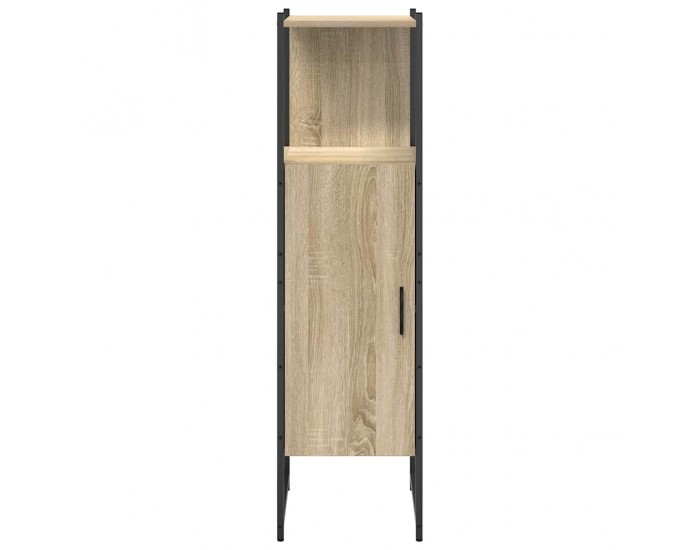 Sonata H Шкаф за баня с врата Бежово 33 x 33 x 120.5 см Инженерно дърво
