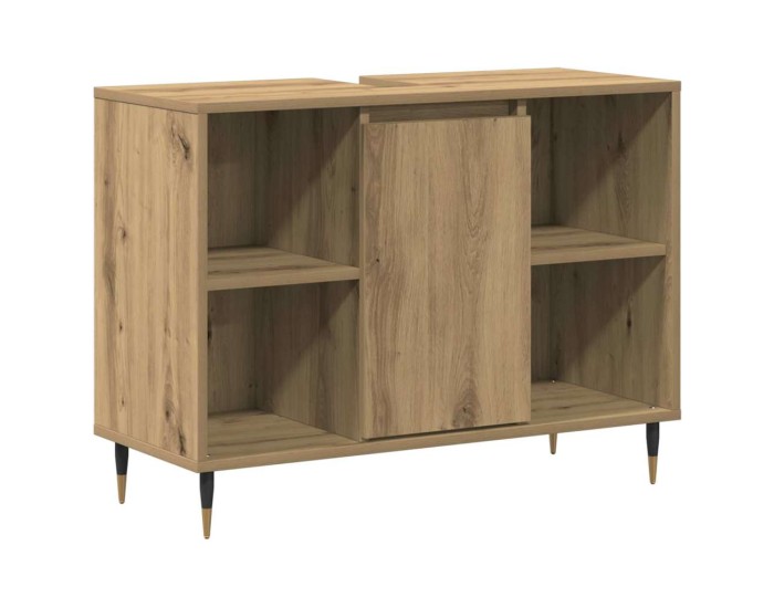 Sonata Dulap de Baie Stejar Artizanal 80 x 33 x 60 cm Lemn prelucrat