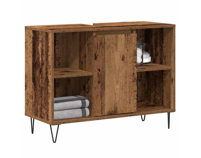 Sonata Dulap de Baie Lemn Vechi 80 x 33 x 60 cm Lemn prelucrat