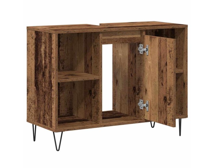 Sonata Dulap de Baie Lemn Vechi 80 x 33 x 60 cm Lemn prelucrat