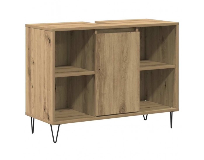 Sonata H Шкаф за баня с рафт дъб артизан 80 x 33 x 60 см Инженерно дърво