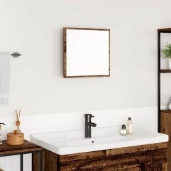 Sonata H LED огледало за баня с огледало Старо дърво 40 x 8.5 x 37 см - Baie
