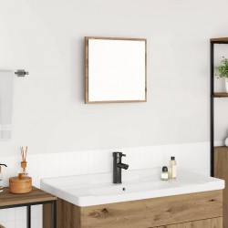 Sonata H LED огледало за баня с огледало дъб артизан 40 x 8.5 x 37 см - Baie