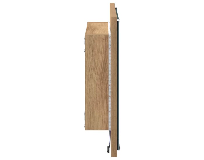 Sonata Oglindă de baie cu LED Stejar Artizanal 40 x 37 x 8.5 cm