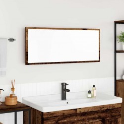 Sonata H Огледало Старо дърво 90 x 8.5 x 37 см Инженерно дърво - Dulapuri de baie