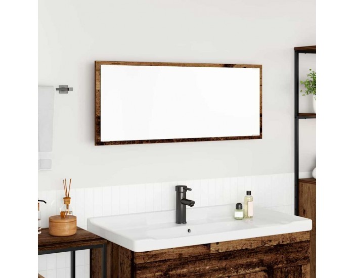 Sonata H Огледало Старо дърво 90 x 8.5 x 37 см Инженерно дърво