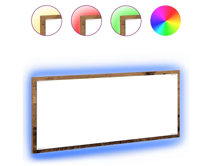 Sonata Oglindă Lemn vechi 90 x 8,5 x 37 cm Lemn prelucrat