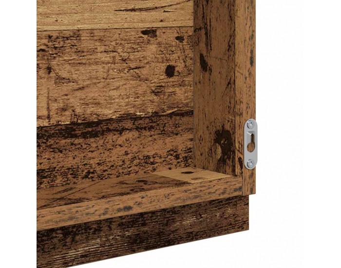 Sonata H Огледало Старо дърво 90 x 8.5 x 37 см Инженерно дърво
