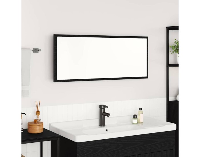 Sonata Oglindă Stejar Negru 90 x 8,5 x 37 cm Lemn prelucrat