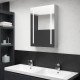 Sonata H LED шкаф с огледало за баня, бетонно сив, 50x13x70 см