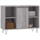 Sonata H Шкаф за баня, сив сонома, 80x33x60 см, инженерно дърво