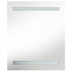 Sonata H LED шкаф с огледало за баня, сияйно сиво, 50x14x60 см