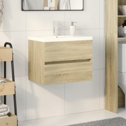 Sonata H Комплект мебели за баня от 2 части, керамика и инженерно дърво - Dulapuri de baie