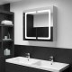 Sonata H LED шкаф с огледало за баня, 80x12,2x68 см