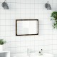 Sonata H LED огледало за баня, опушен дъб, 60x8,5x38 см, инженерно дърво