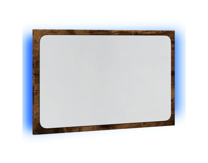 Sonata Oglindă de baie LED, stejar sonoma, 60x8,5x38 cm lemn prelucrat