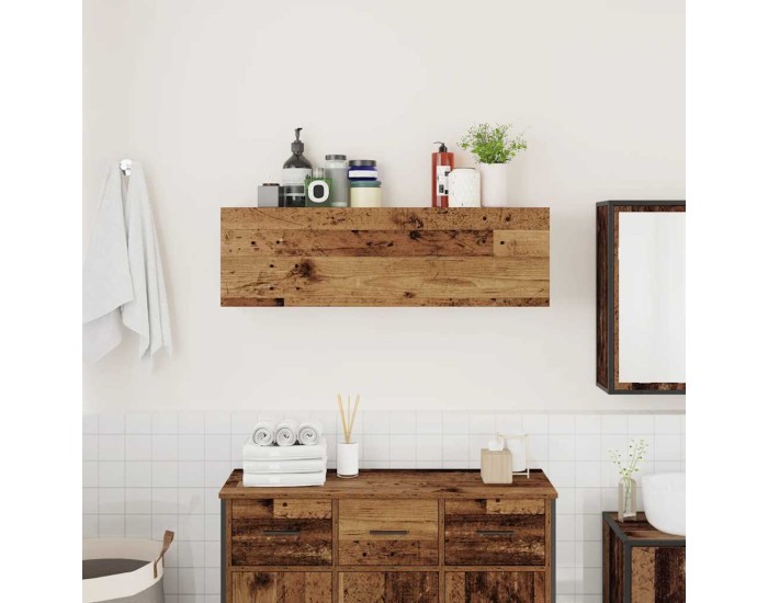 Sonata Dulap perete de baie, lemn vechi, 100x25x30 cm, lemn prelucrat