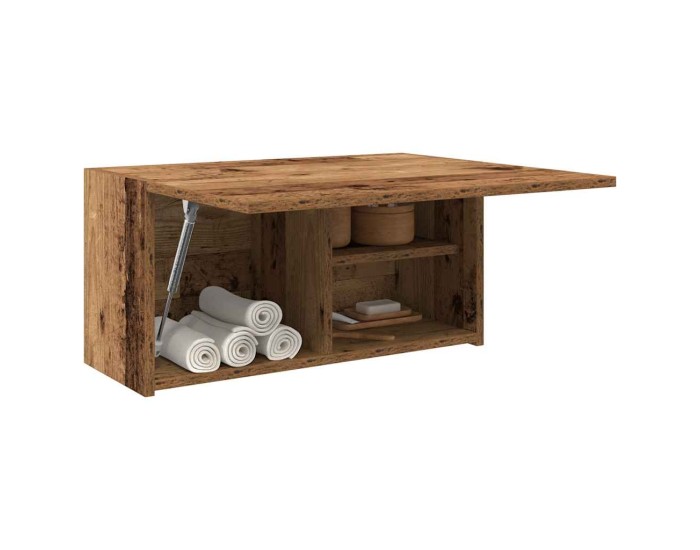 Sonata Dulap perete de baie, lemn vechi, 60x25x30 cm, lemn prelucrat