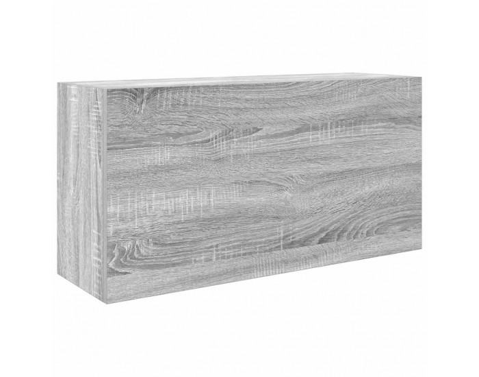 Sonata H Стенен шкаф за баня, сив сонома, 80x25x40 см, инженерно дърво