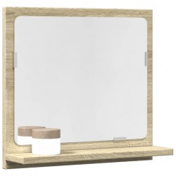 Sonata H Шкаф за баня огледало дъб сонома 40x11x37 см инженерно дърво - Dulapuri de baie