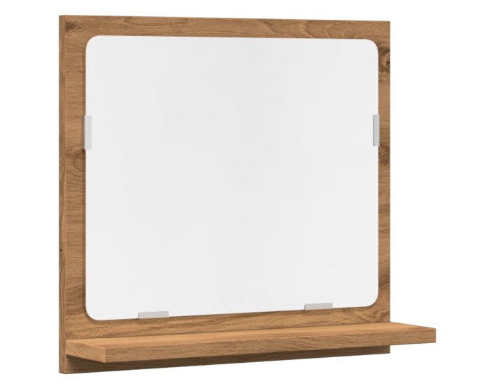 Sonata Dulap baie cu oglindă stejar artizanal 40x11x37 cm, lemn