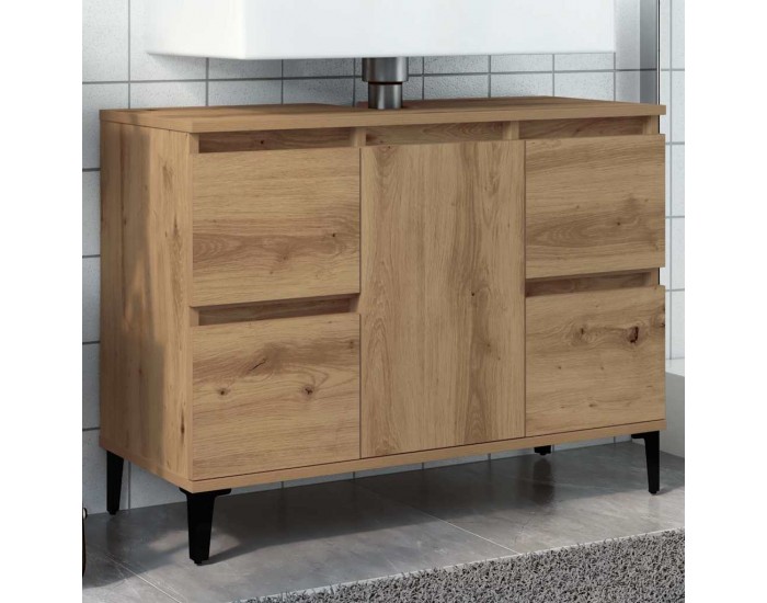 Sonata H Шкаф за мивка Artisan Oak 80x33x60 cm Инженерна дървесина
