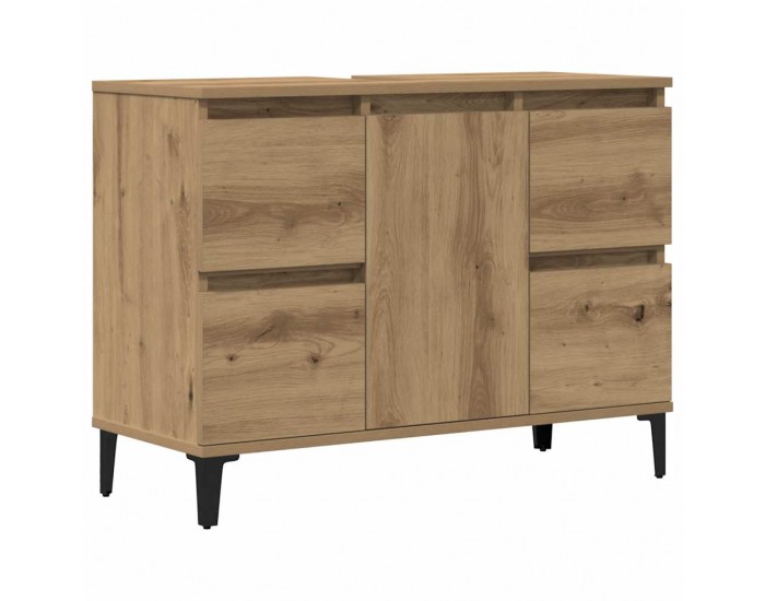 Sonata H Шкаф за мивка Artisan Oak 80x33x60 cm Инженерна дървесина