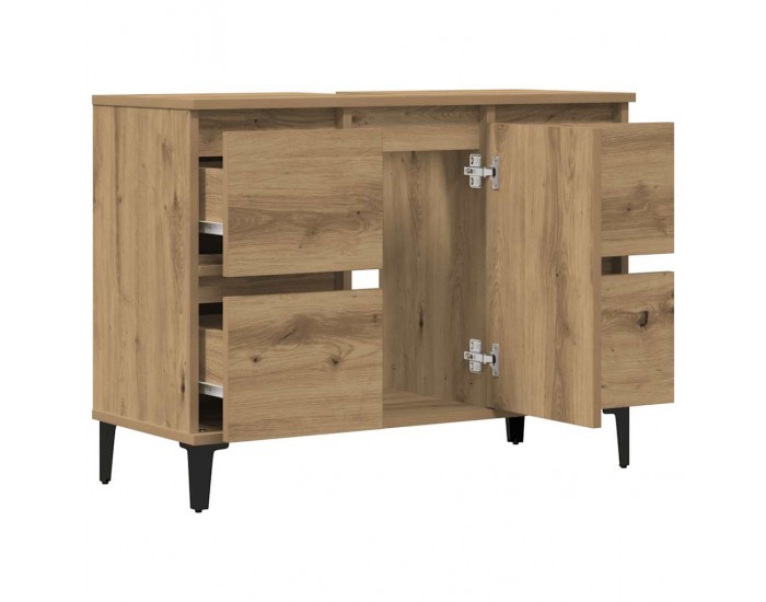 Sonata H Шкаф за мивка Artisan Oak 80x33x60 cm Инженерна дървесина
