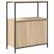 Sonata Dulap de baie cu rafturi Stejar Sonoma 76,5x35x95 cm