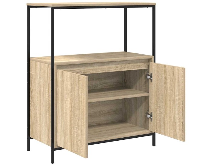 Sonata Dulap de baie cu rafturi Stejar Sonoma 76,5x35x95 cm