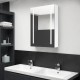 Sonata H LED шкаф с огледало за баня, сияйно бяло, 50x13x70 см
