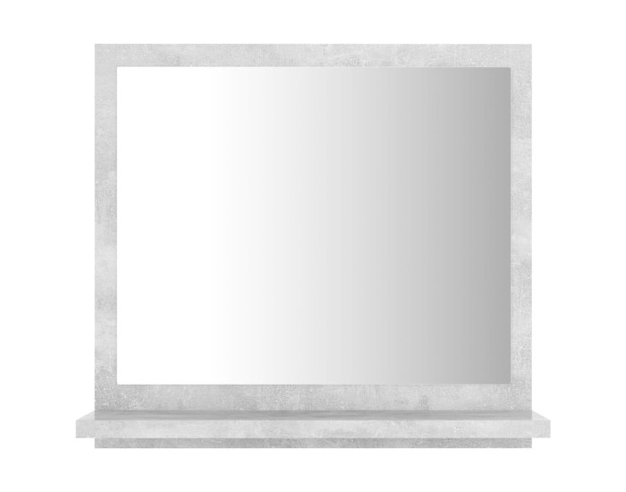 Sonata Oglindă de baie, gri beton, 40 x 10,5 x 37 cm, PAL