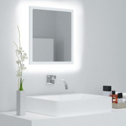 Sonata H LED огледало за баня, бяло, 40x8,5x37 см, акрил - Baie