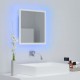 Sonata H LED огледало за баня, бяло, 40x8,5x37 см, акрил