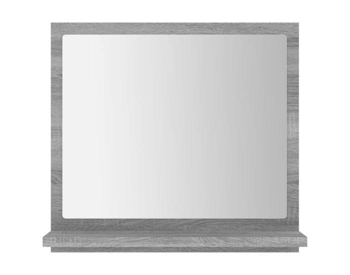 Sonata Oglindă de baie, gri sonoma, 40x10,5x37 cm, lemn compozit