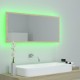 Sonata H LED огледало за баня, дъб сонома, 100x8,5x37 см, акрил