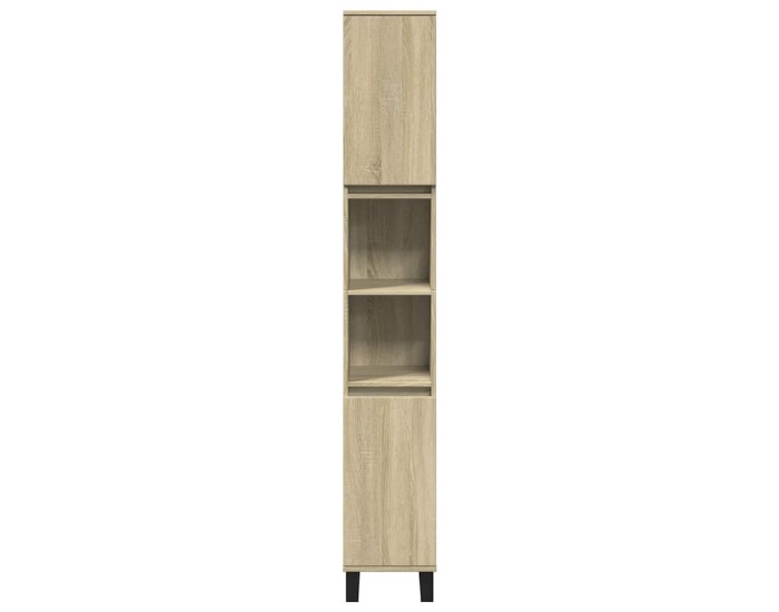 Sonata Dulap de baie, stejar sonoma, 30x30x190 cm, lemn prelucrat